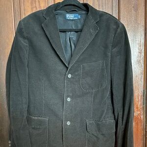Polo Ralph Lauren corduroy sport jacket blazer black M